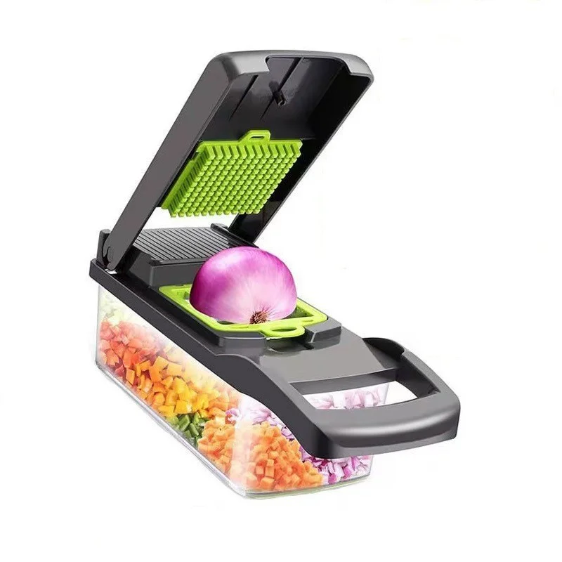Vegetable Chopper and Dicer with Container